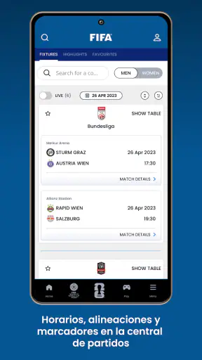 FIFA la aplicación oficial screenshot 3