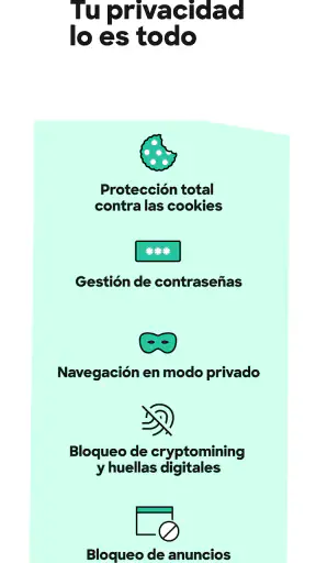 Firefox: navegador privado screenshot