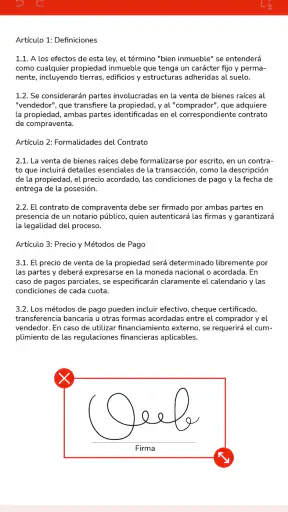 Firmar documentos PDF fácil screenshot 3