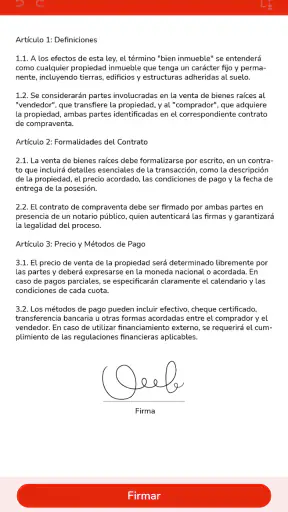 Firmar documentos PDF fácil screenshot 4