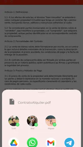 Firmar documentos PDF fácil screenshot 5