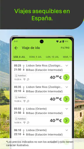 FlixBus: Viajes en Autobús screenshot 5