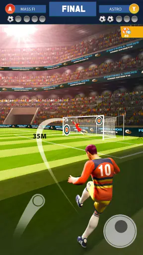 Juego de patadas de fútbol screenshot 2