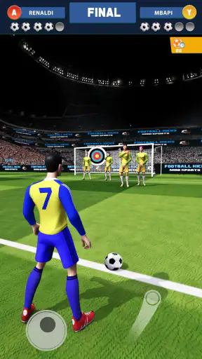 Juego de patadas de fútbol screenshot 3