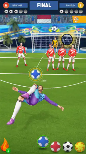 Juego de patadas de fútbol screenshot 7