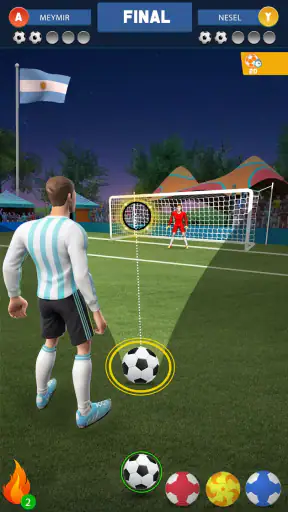 Juego de patadas de fútbol screenshot 8