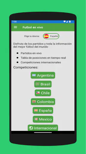 Futbol en vivo y en directo screenshot 8