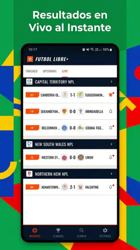 Futbol Libre + screenshot 8