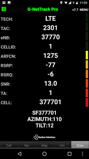 G-NetTrack Pro screenshot 5