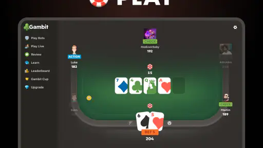 Gambit -  Play and Learn Poker screenshot 10