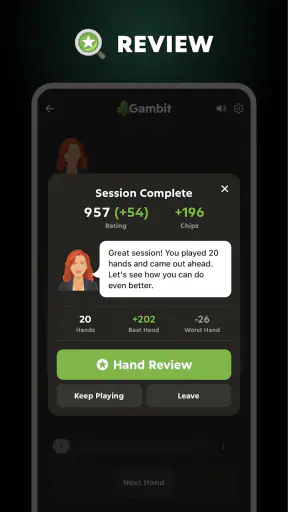 Gambit -  Play and Learn Poker screenshot 5