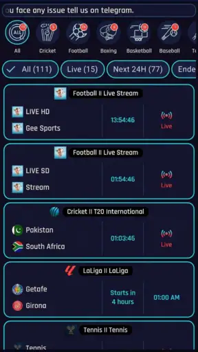 Gee Sports Tv screenshot 12