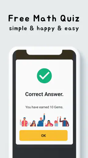 Gems Math Brawl Quiz - Minus screenshot 3