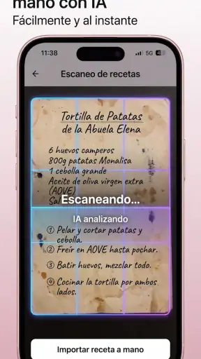 Gestor de recetas: Recipe Bro screenshot 2