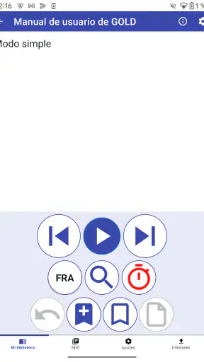 Gestor ONCE libros digitales screenshot 12