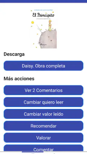 Gestor ONCE libros digitales screenshot 5