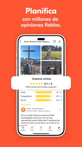 GetYourGuide: Tours y entradas screenshot 5