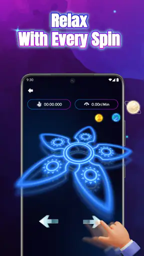 Glow Spinner: Finger Draw Art screenshot 3