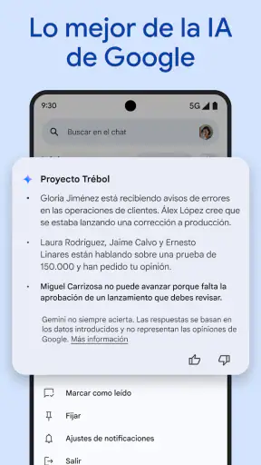 Google Chat screenshot 2