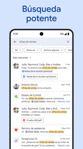 Google Chat screenshot 4