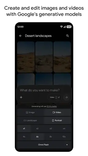Google Flow screenshot 2