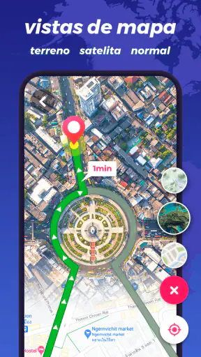 GPS mapa navegación, ubicación screenshot 2
