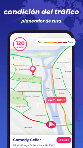 GPS mapa navegación, ubicación screenshot 3