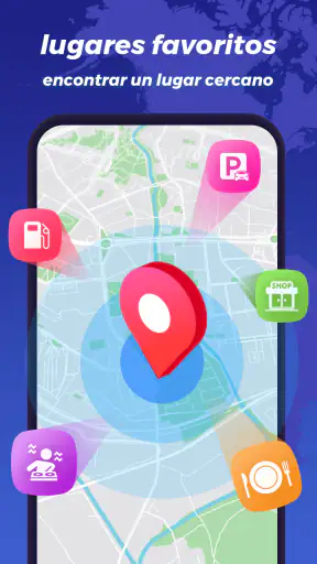 GPS mapa navegación, ubicación screenshot 4