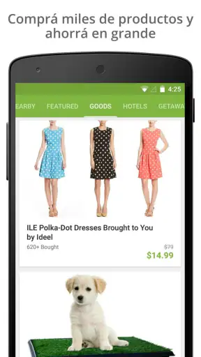 Groupon: compra nuevas ofertas screenshot 3