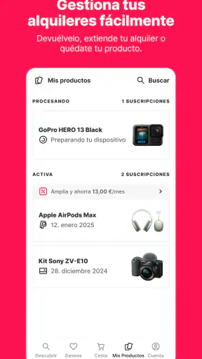 Grover – alquila tecnología screenshot 4