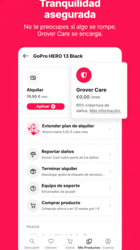 Grover – alquila tecnología screenshot 5