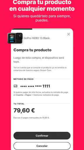 Grover – alquila tecnología screenshot 6