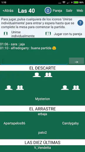Guiñote screenshot 5