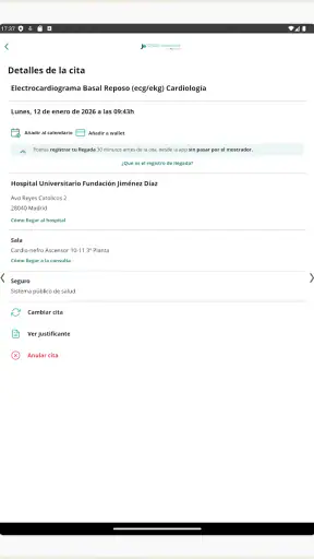 H. U. Fundación Jimenez Díaz screenshot 10