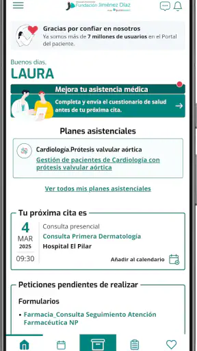 H. U. Fundación Jimenez Díaz screenshot 2