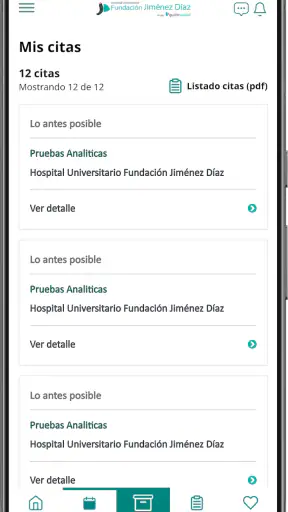 H. U. Fundación Jimenez Díaz screenshot 3