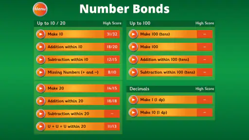 Hit the Button Maths screenshot 2