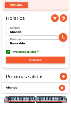 Horarios Tren, Metro y Tranvía screenshot 4