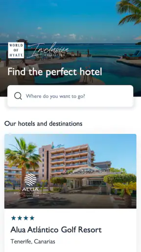 Hyatt Inclusive Collection screenshot 1