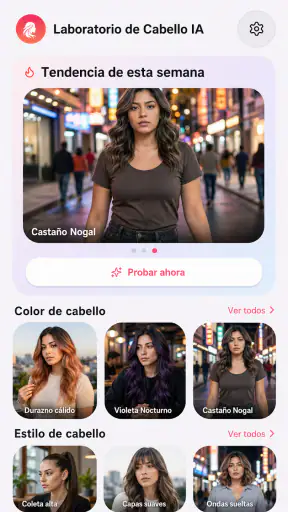 IA Color de Pelo y Peinados screenshot 5