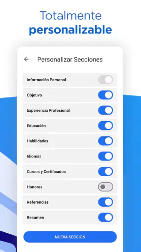 IA Crear Currículum - CV PDF screenshot 6
