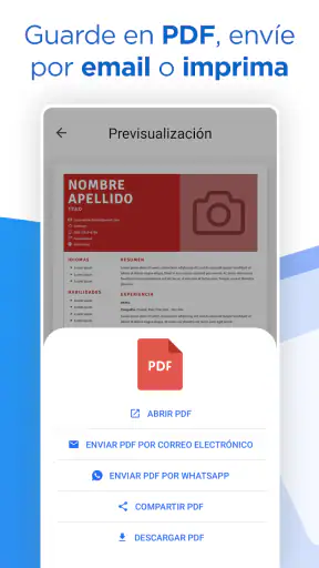 IA Crear Currículum - CV PDF screenshot 7