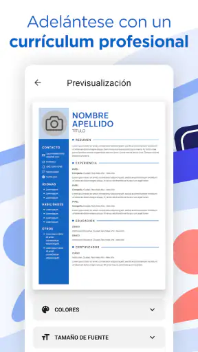IA Crear Currículum - CV PDF screenshot 8