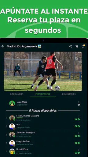 IF7SPORTS Juega fútbol amateur screenshot 8