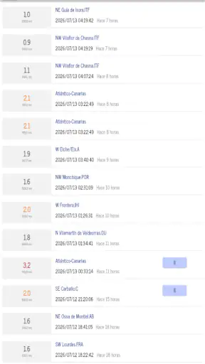 IGN Terremotos screenshot 9