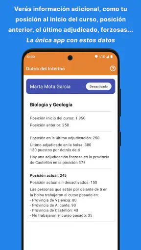 Interinos CV. Bolsas Educación screenshot 4
