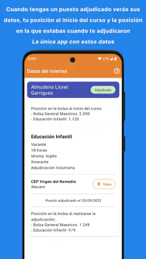 Interinos CV. Bolsas Educación screenshot 6