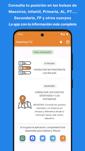 Interinos CV. Bolsas Educación screenshot 7