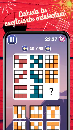 IQ Test de Inteligencia lógica screenshot 1