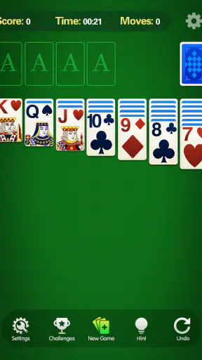 Juego de Cartas de Solitario screenshot 2